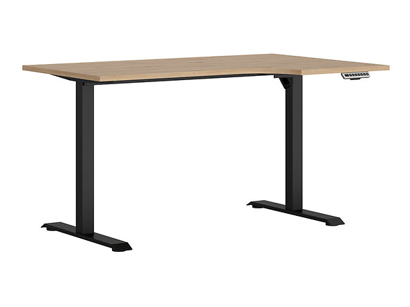 SPACE OFFICE BIU/140/90/B/P kampinis stalas su elektrinio reguliavimo funkcija