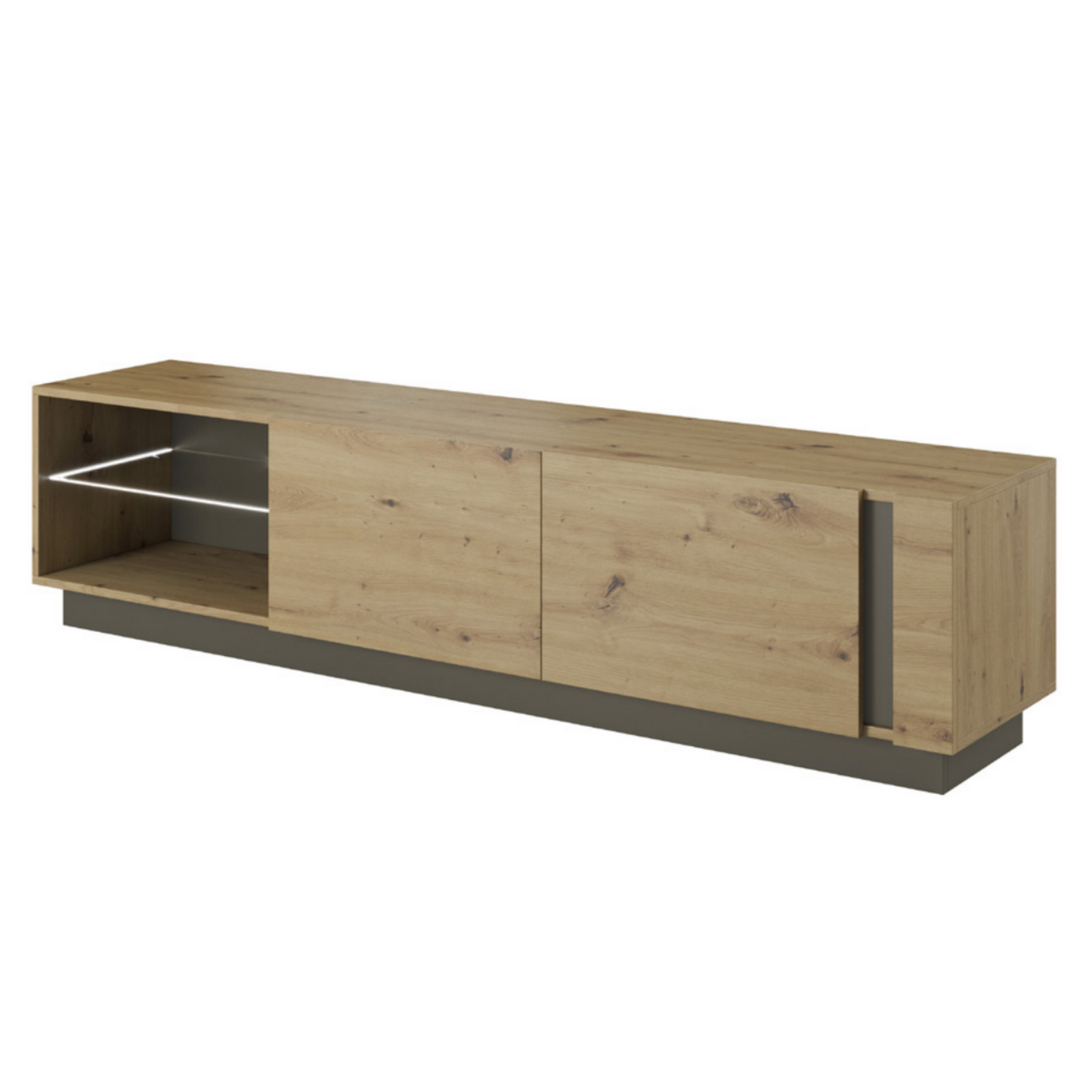ARCO H-187 RTV/TV spintelė (ąžuolas artisan/grafitas)