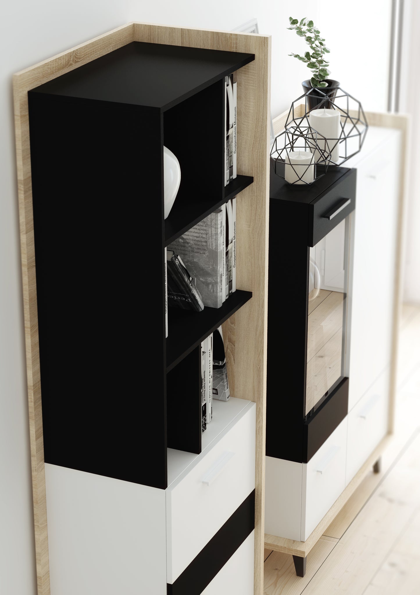 Svetainės baldų kolekcija BOX