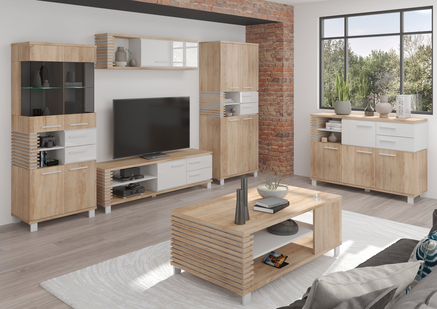 Svetainės baldų kolekcija LAMIR Nuolaida -10% !!!