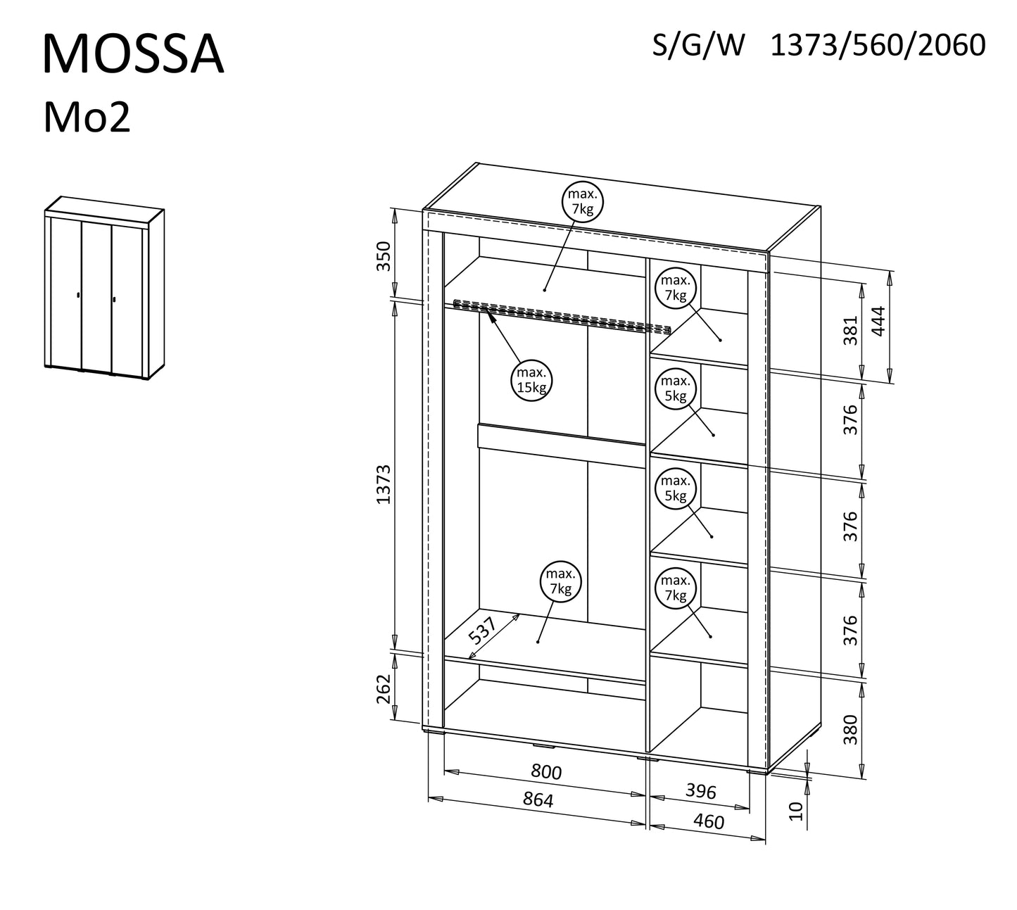 MOSSA 02 137 MO-BA spinta