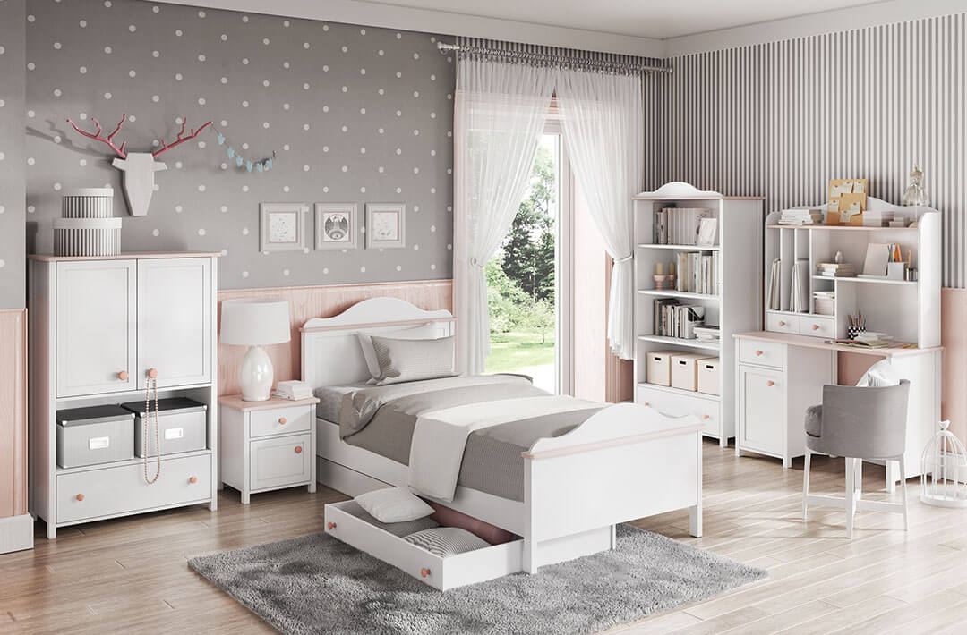 LUNA LN-04 antstatas komodai ar tualetiniam staliukui