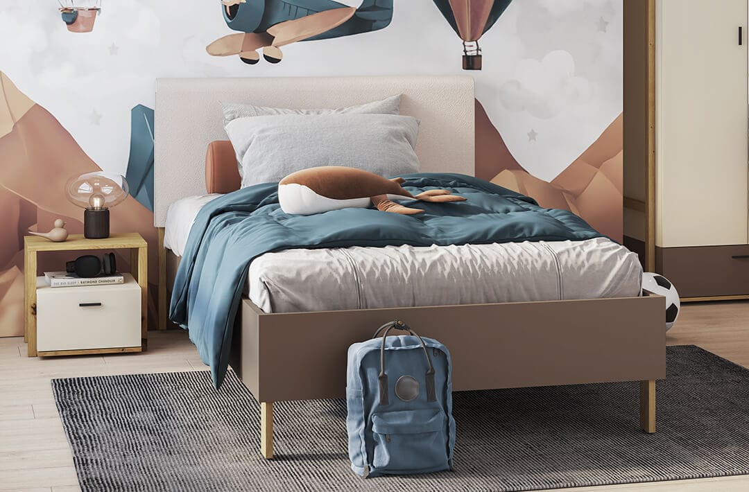 LENNY LY-09 Minkštas galvūgalio atlošas 120 cm pločio