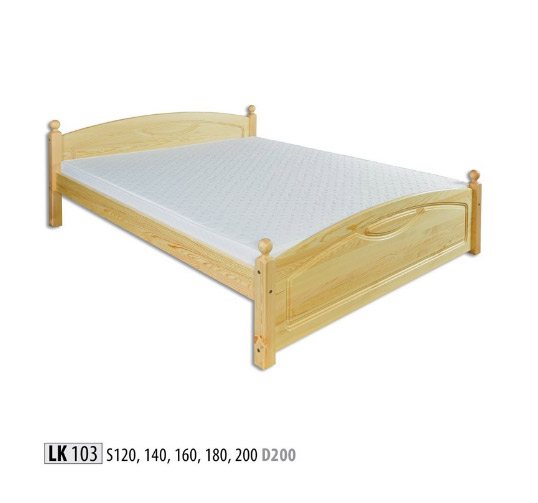 Medinė lova LK-103 DM