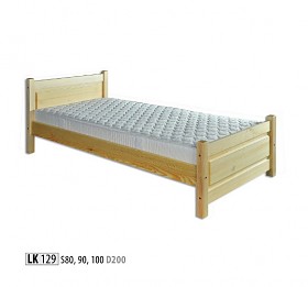 Medinė lova LK-129 DM