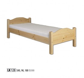 Medinė lova LK-128 DM