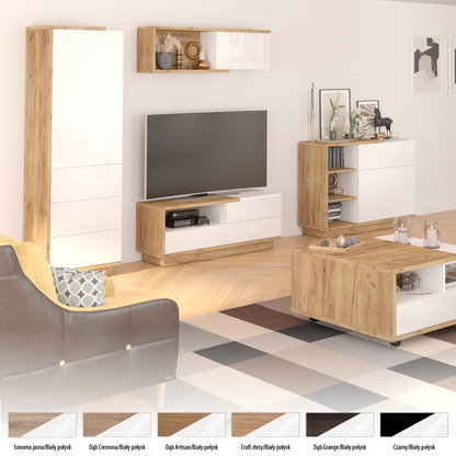 Svetainės baldų kolekcija HYBRID