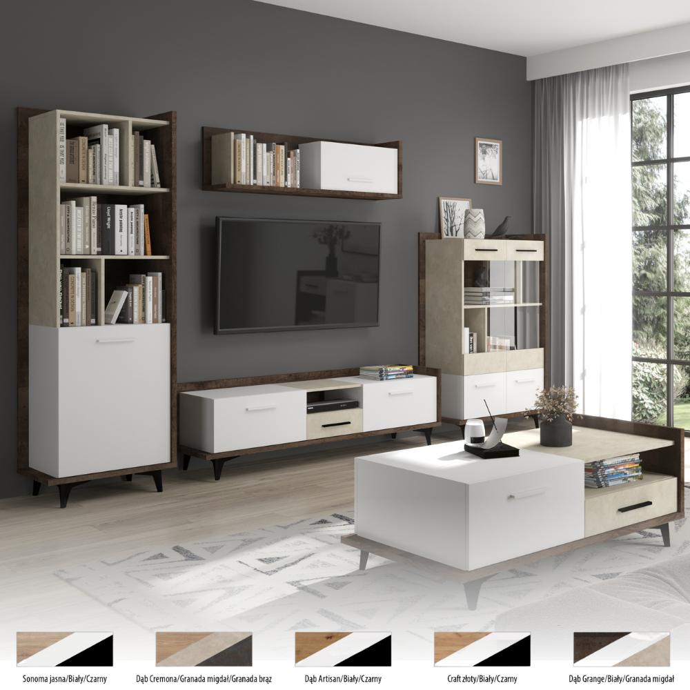 Svetainės baldų kolekcija BOX