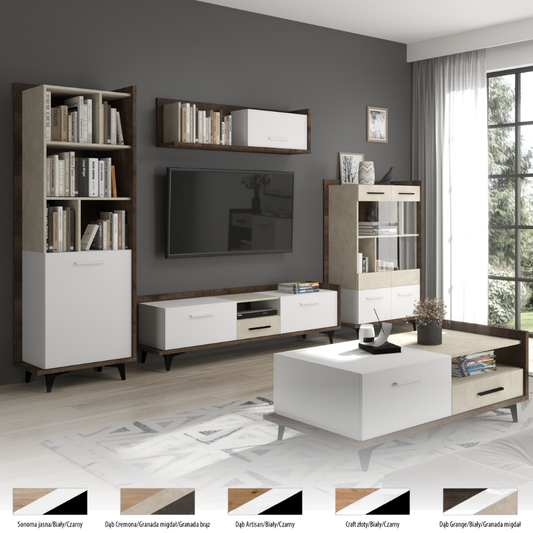 Svetainės baldų kolekcija BOX