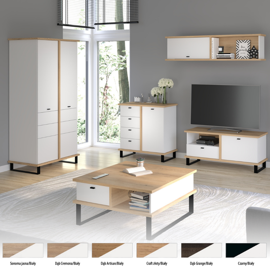 Svetainės baldų kolekcija CROSS