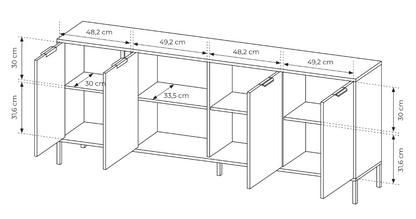 Komoda LARS E203
