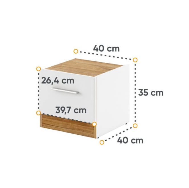Naktinis staliukas DENTRO DT-03P