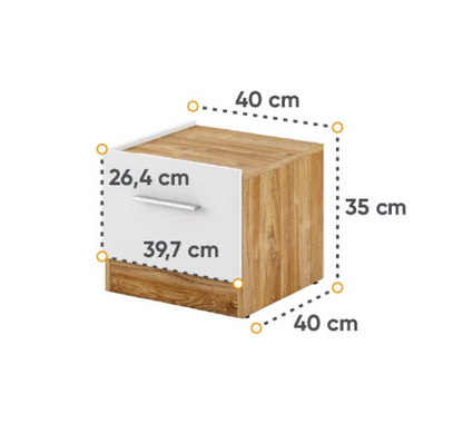 Naktinis staliukas DENTRO DT-03L