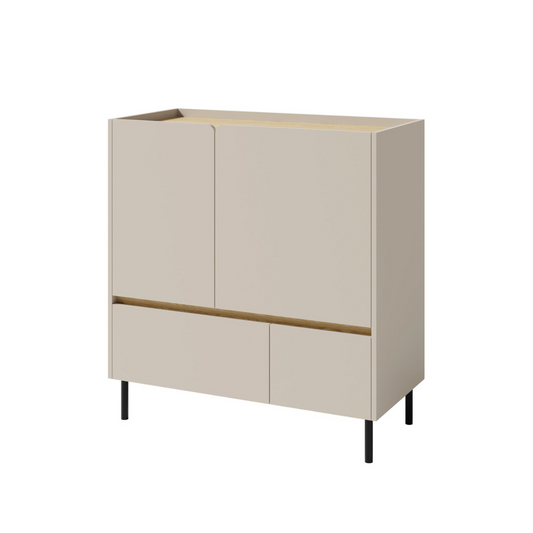 Komoda LUCA LC-9 (smėlio spalvos)
