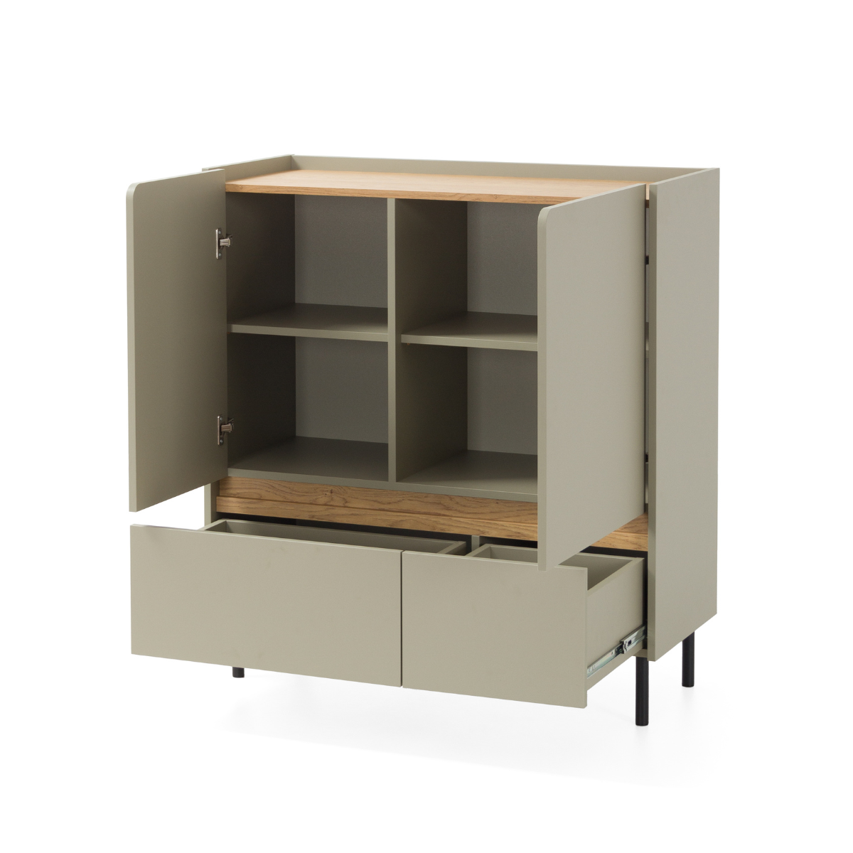 Komoda LUCA LC-9 (eukalipto spalvos)
