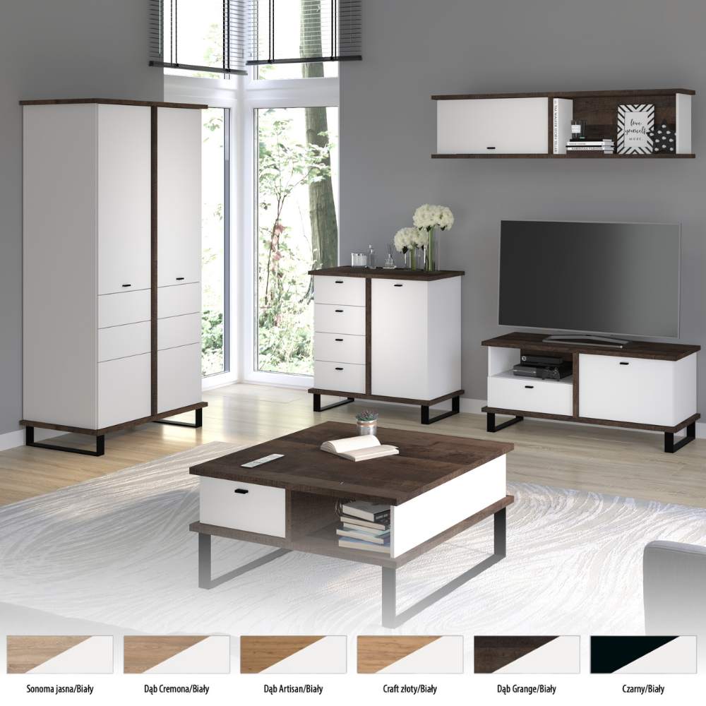 Svetainės baldų kolekcija CROSS