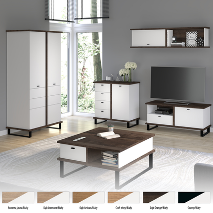 Svetainės baldų kolekcija CROSS