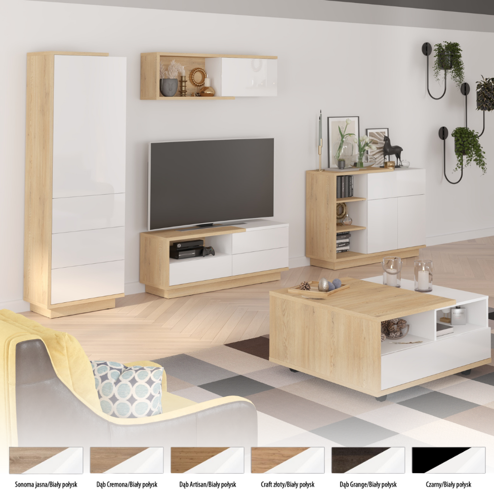 Svetainės baldų kolekcija HYBRID