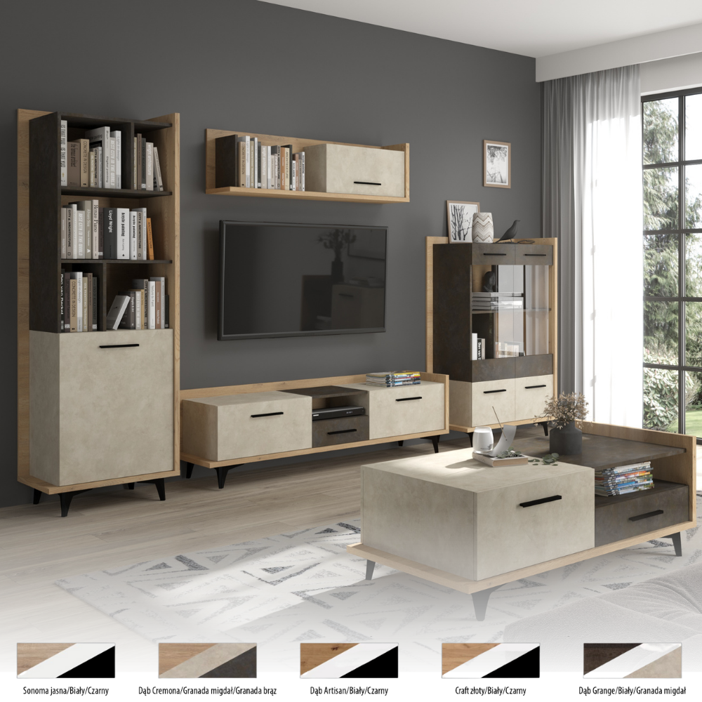 Svetainės baldų kolekcija BOX