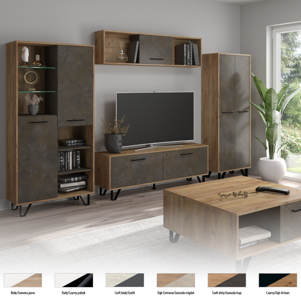 Svetainės baldų kolekcija BOSS