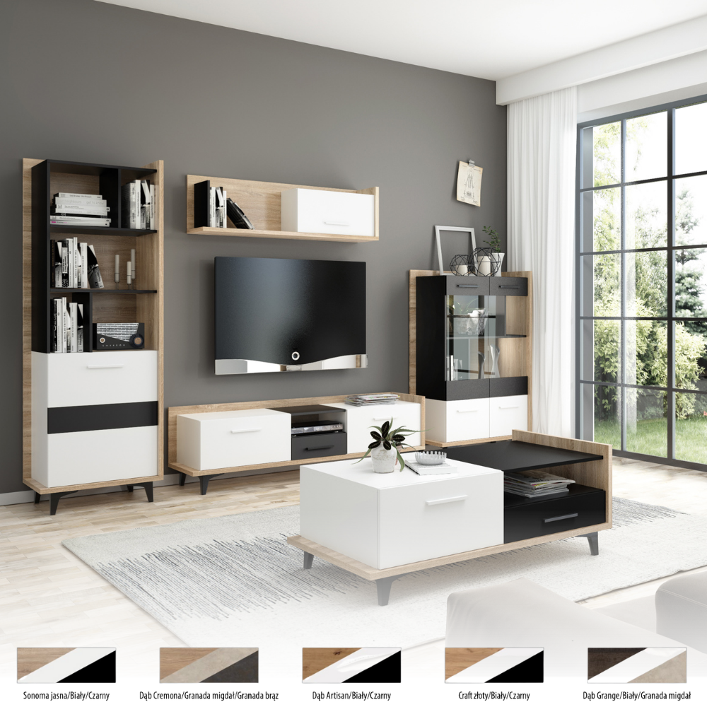 Svetainės baldų kolekcija BOX