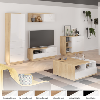 Svetainės baldų kolekcija HYBRID