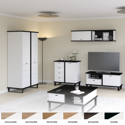 Svetainės baldų kolekcija CROSS