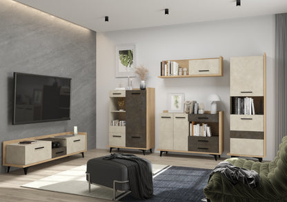 Svetainės baldų kolekcija BOX