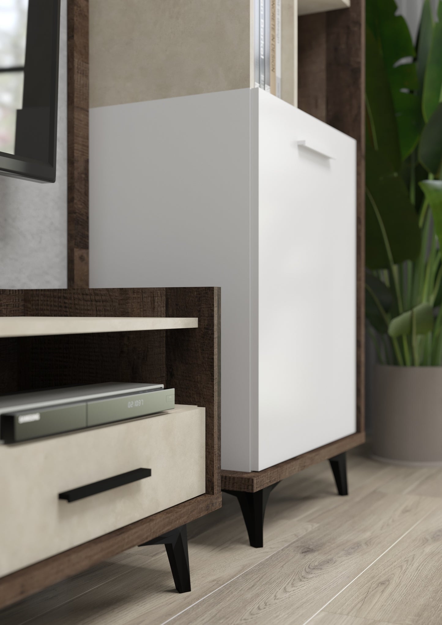 Svetainės baldų kolekcija BOX