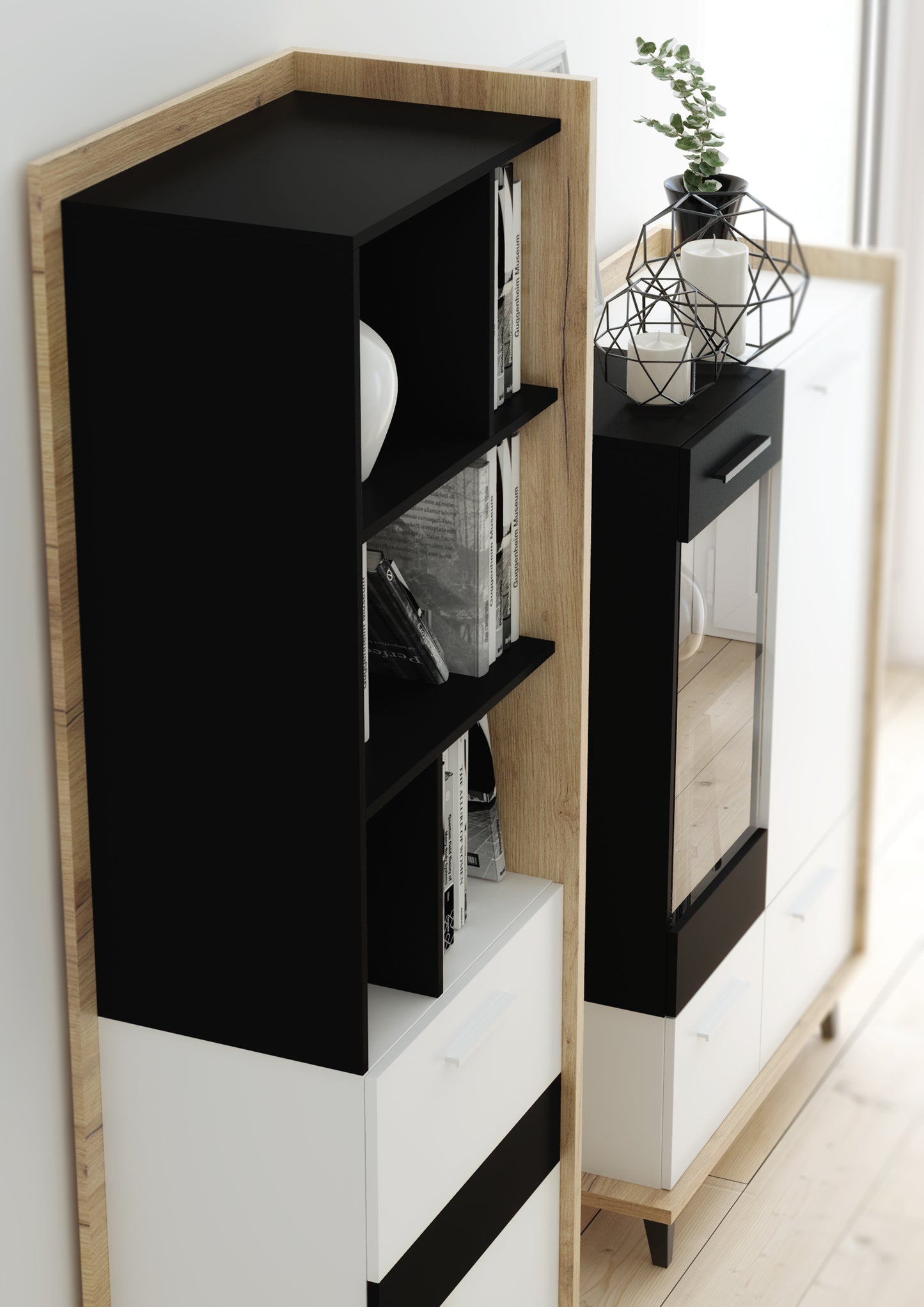 Svetainės baldų kolekcija BOX