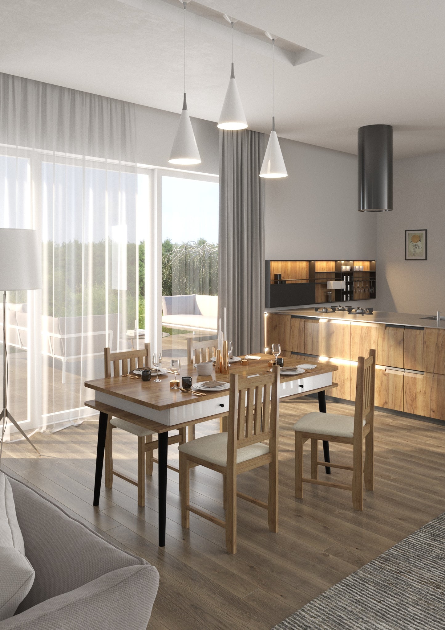 Svetainės baldų kolekcija DOLCE