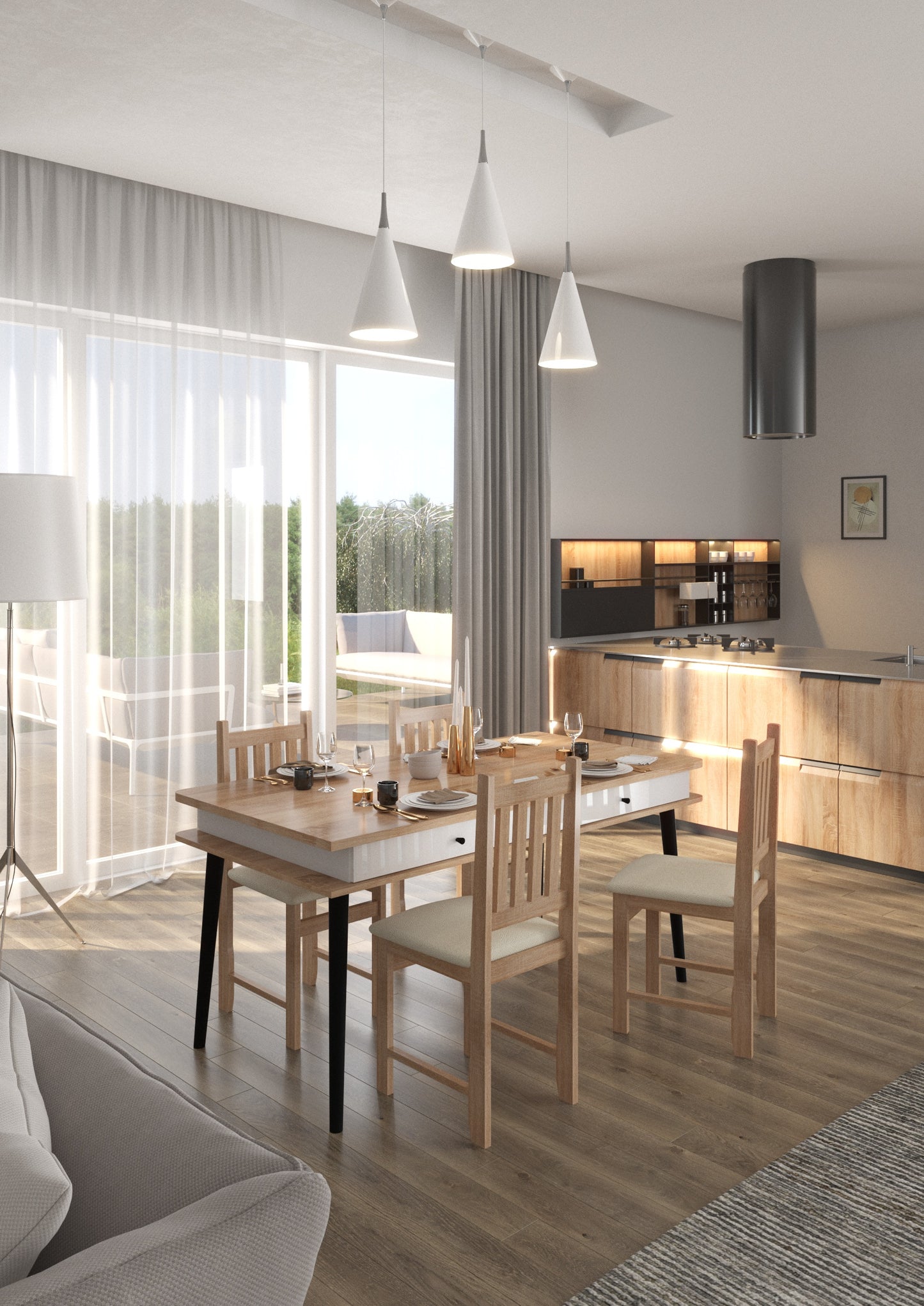 Svetainės baldų kolekcija DOLCE