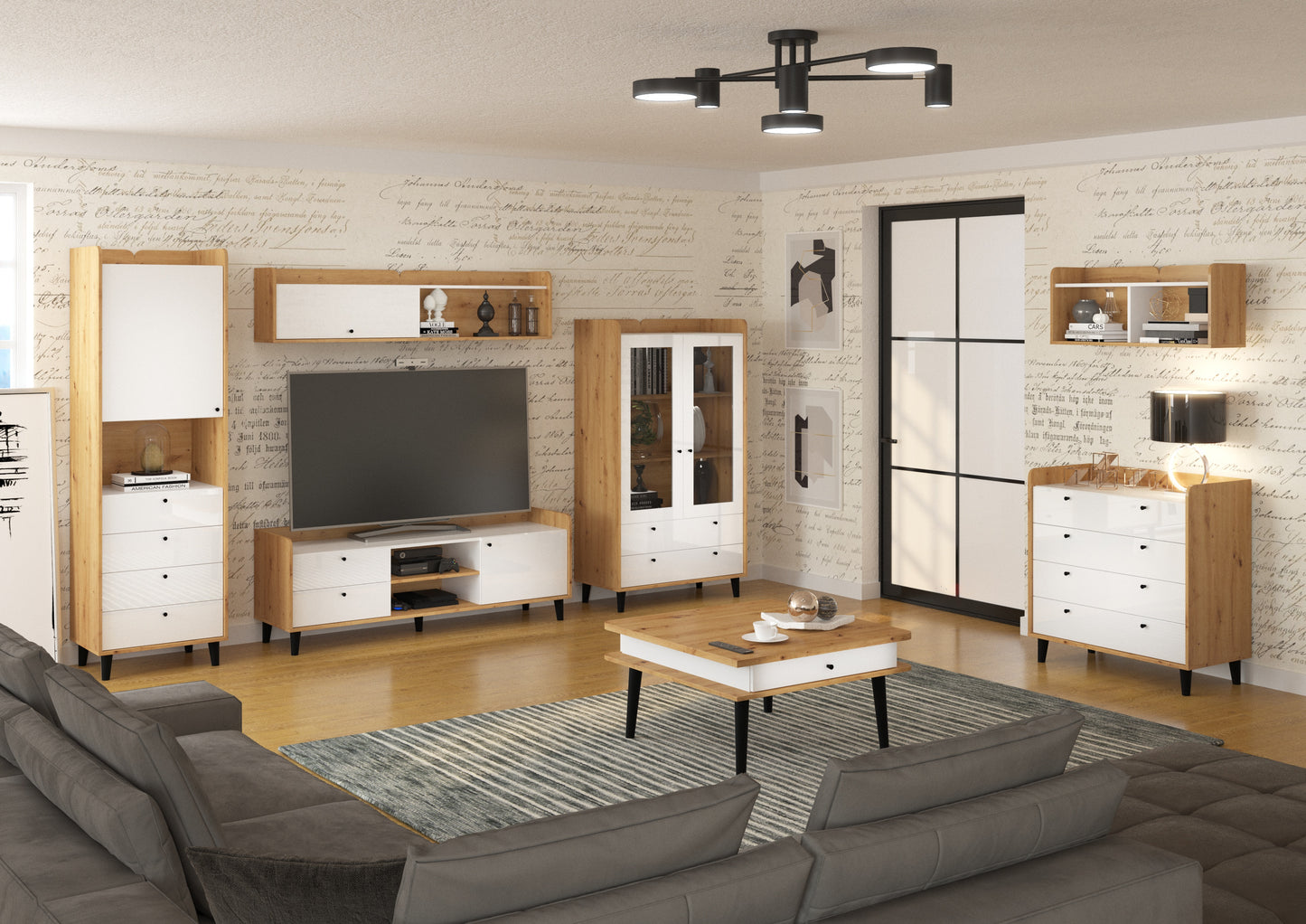 Svetainės baldų kolekcija DOLCE