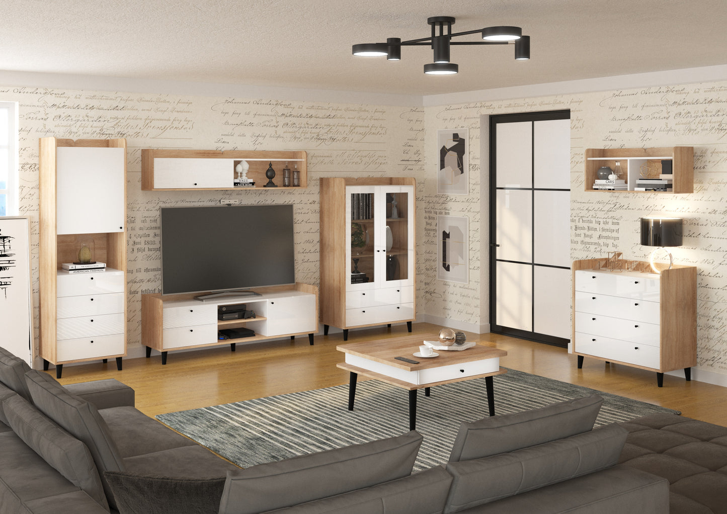 Svetainės baldų kolekcija DOLCE