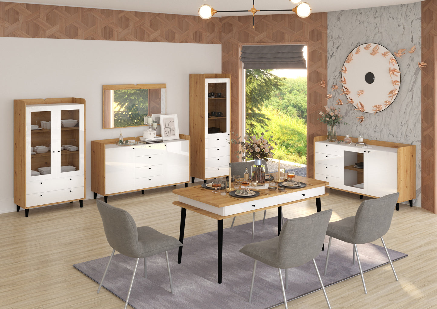 Svetainės baldų kolekcija DOLCE