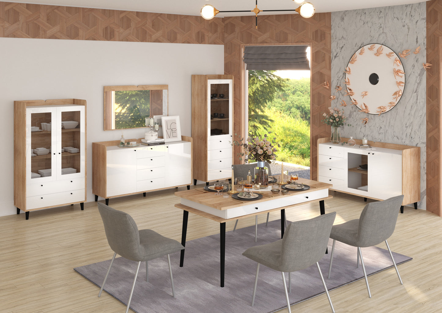 Svetainės baldų kolekcija DOLCE