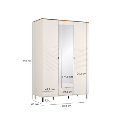 EVO spinta 3D su veidrodžiu