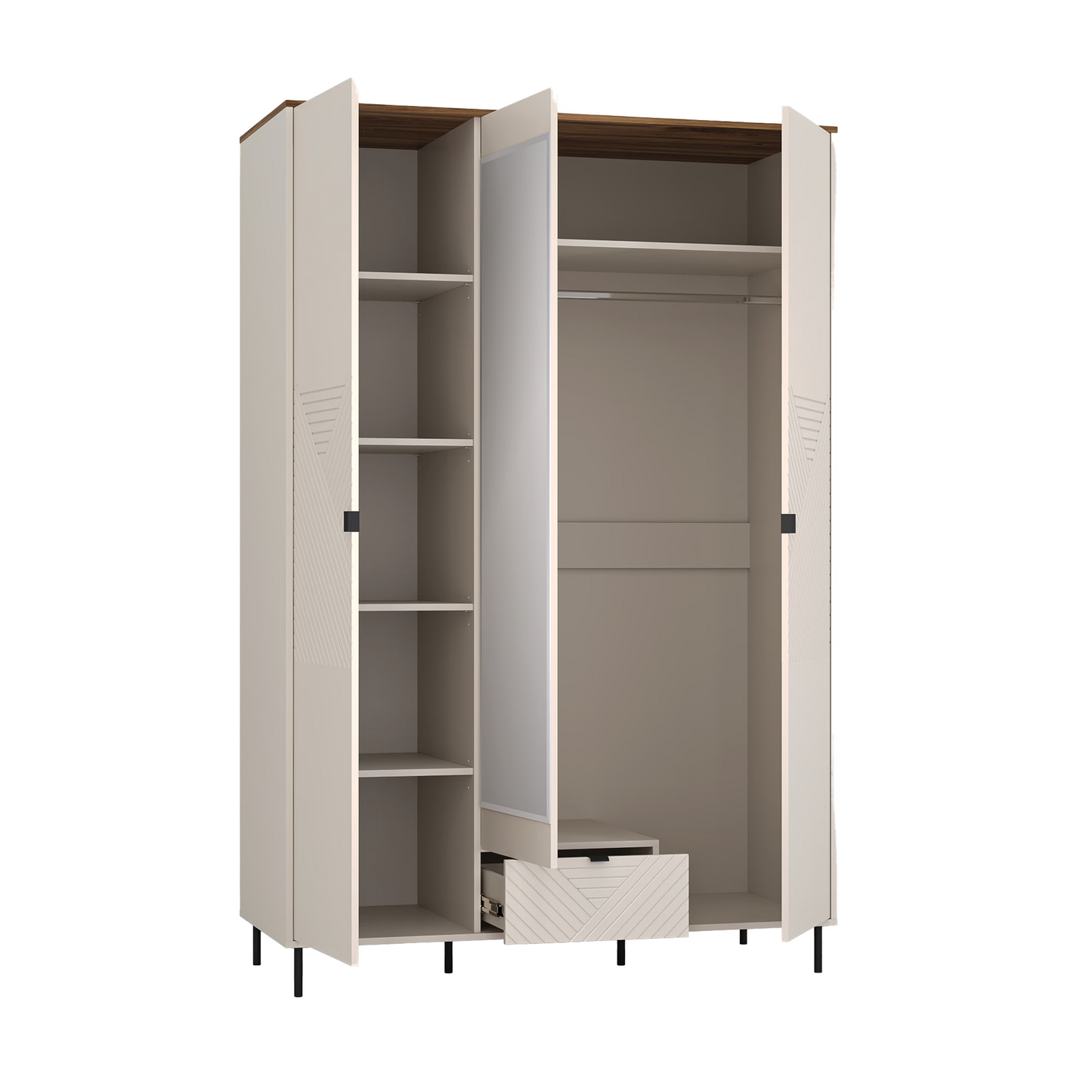 EVO spinta 3D su veidrodžiu