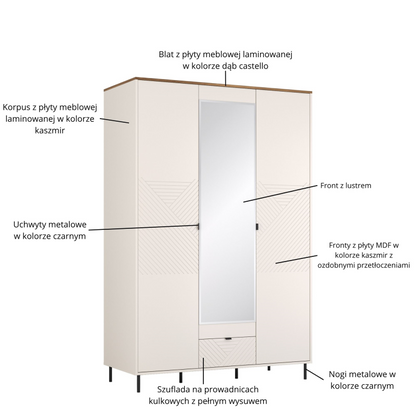 EVO spinta 3D su veidrodžiu