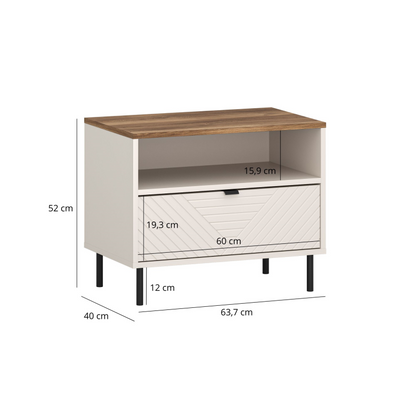 EVO naktinė spintelė KOM1S