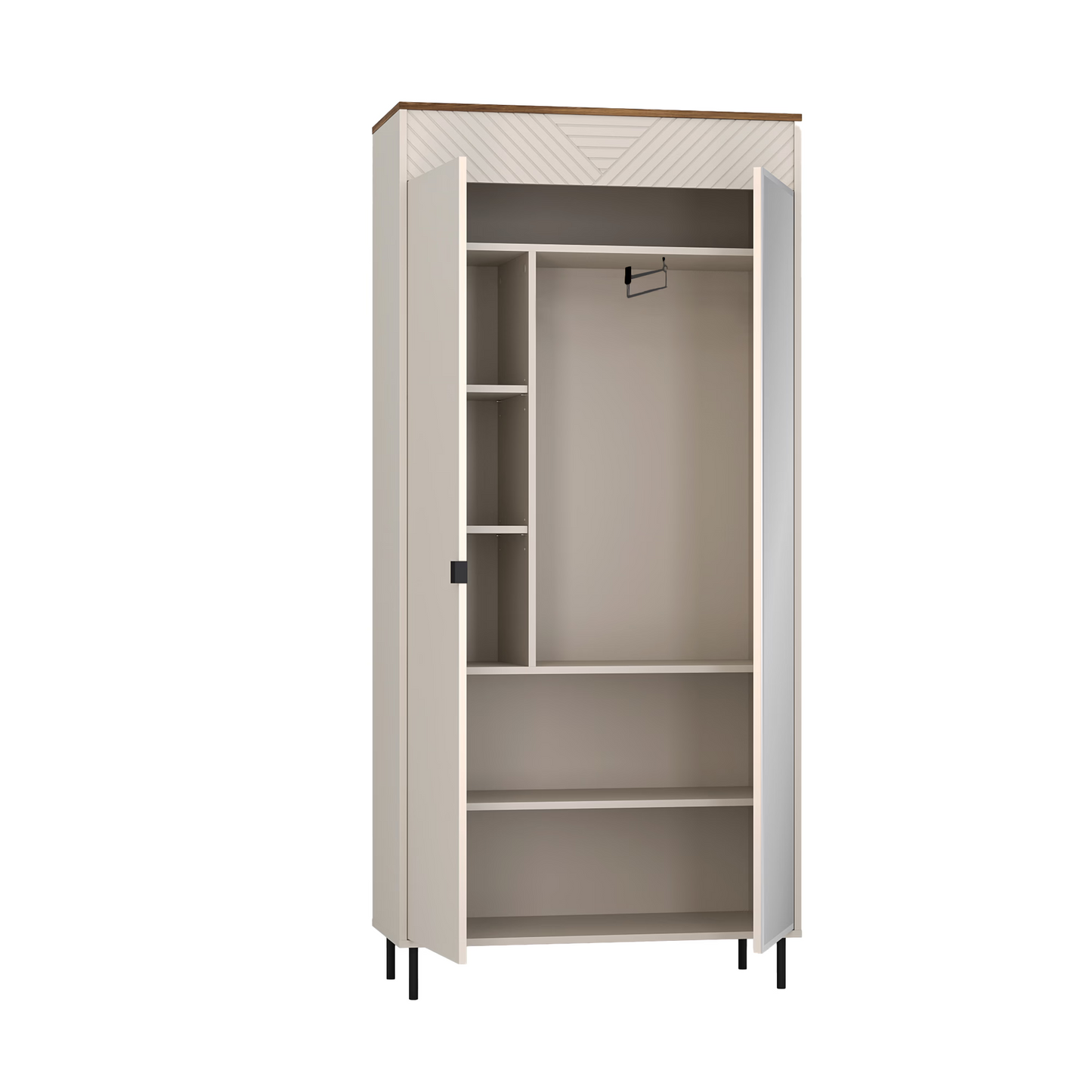 EVO spinta su veidrodžiu 2DL/40