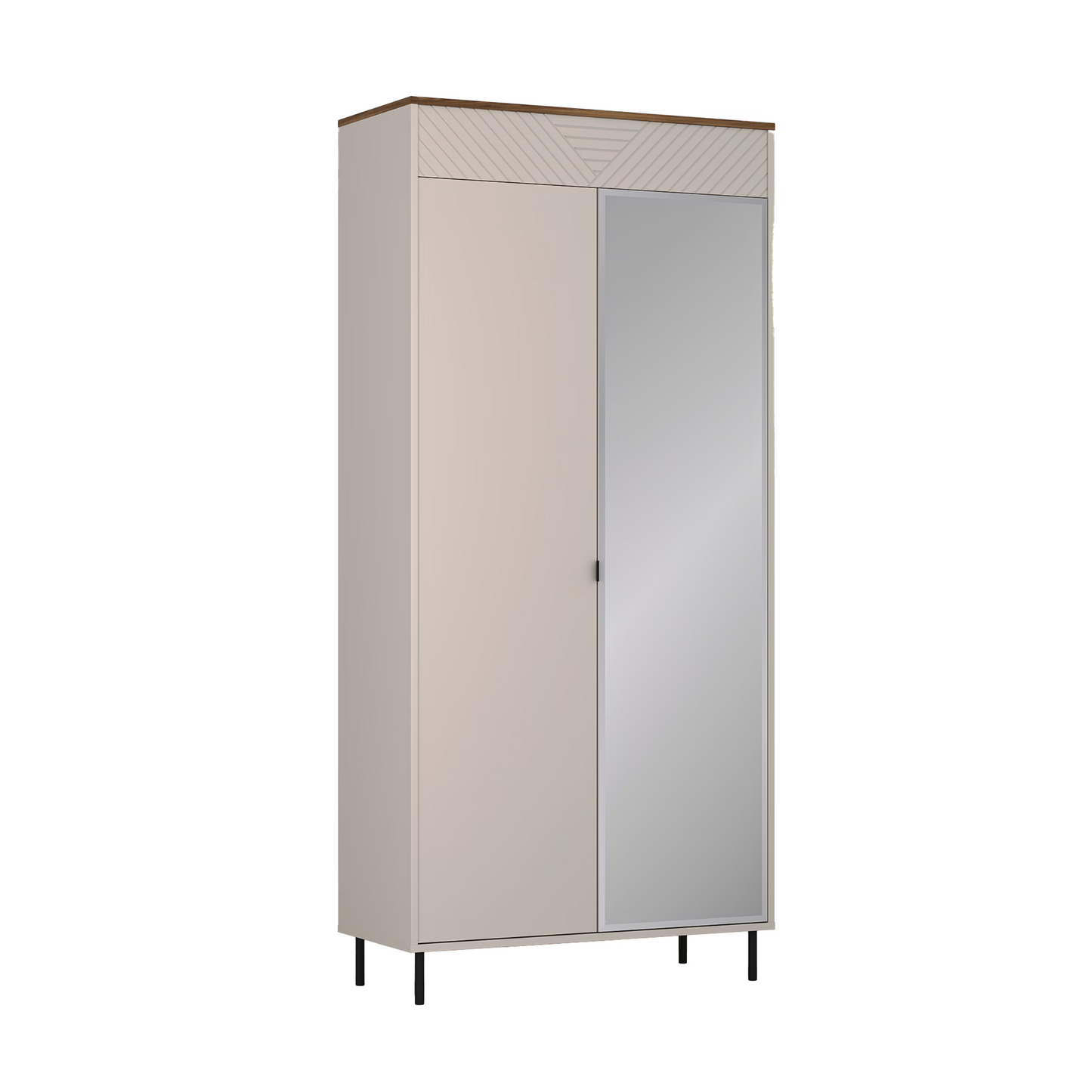 EVO spinta su veidrodžiu 2DL/40