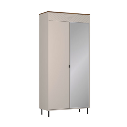 EVO spinta su veidrodžiu 2DL/40