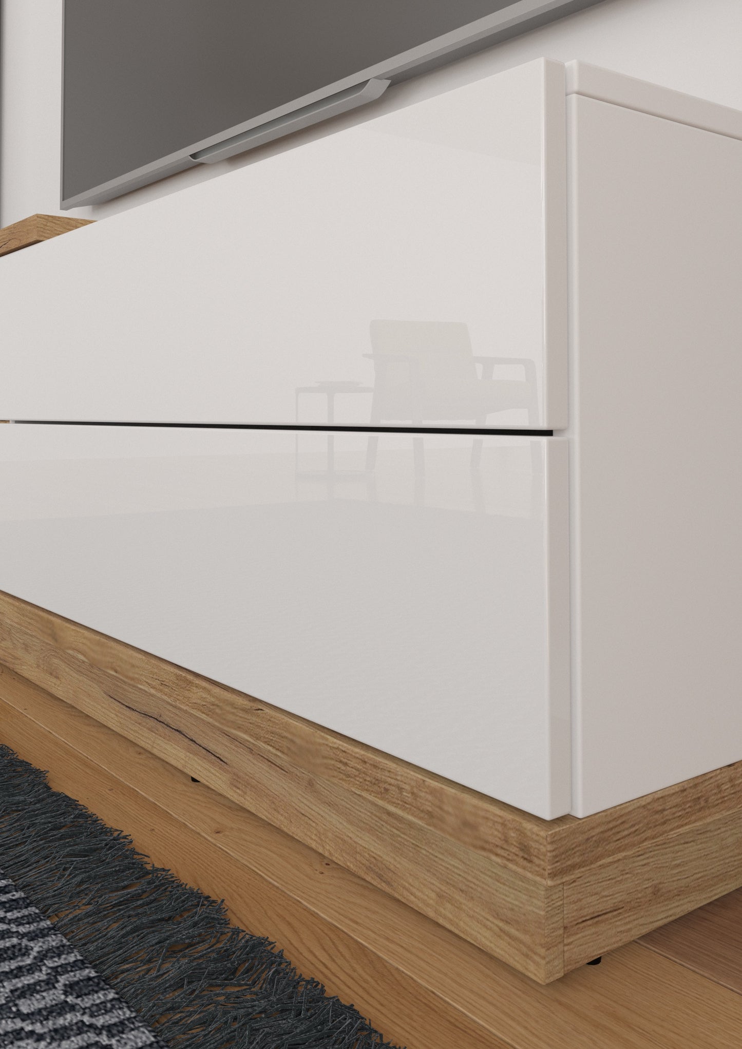 Svetainės baldų kolekcija HYBRID