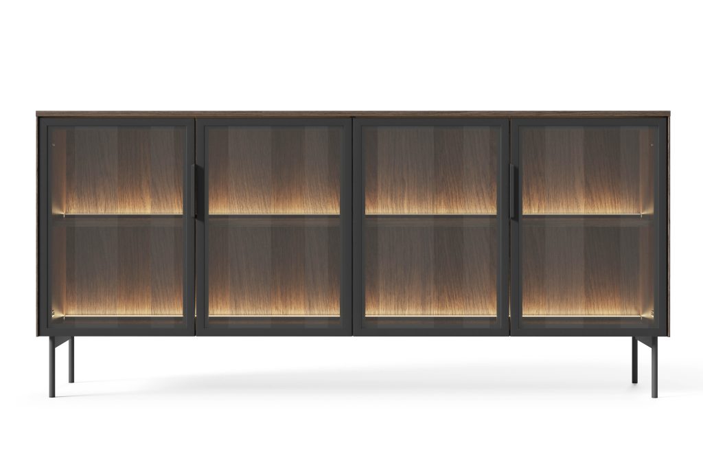 LUMI komoda 4D, ąžuolas dunin