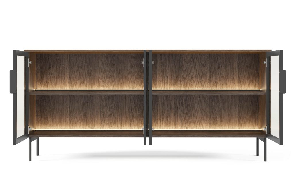 LUMI komoda 4D, ąžuolas dunin