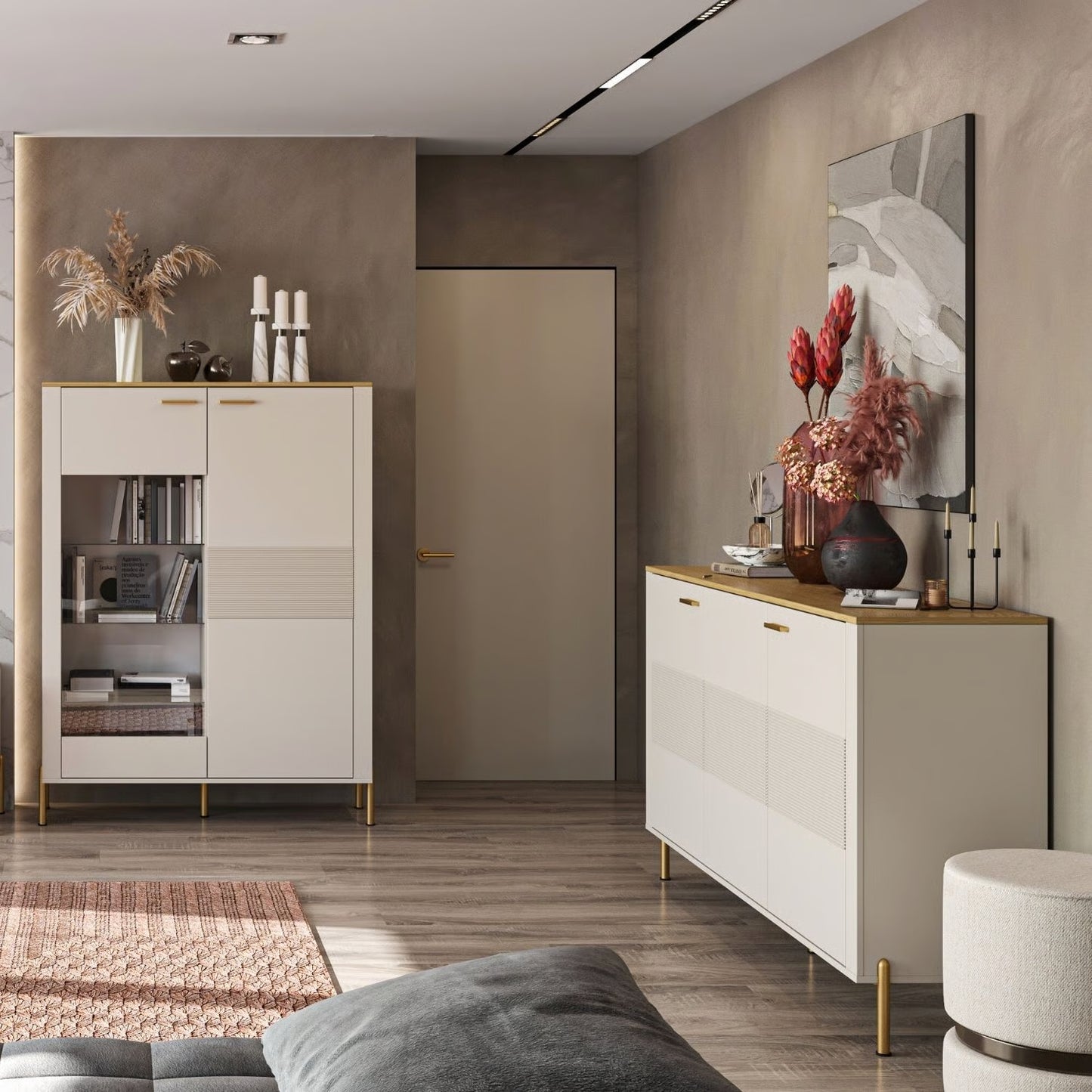 Svetainės baldų kolekcija RUBEN