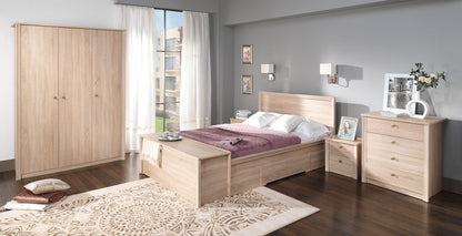 FINEZJA MR F10  lova su stalčiais 140x200
