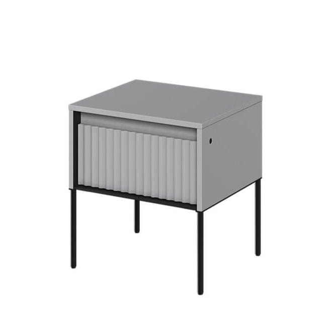Naktinis staliukas/spintelė TREND TR-10 (pilka)