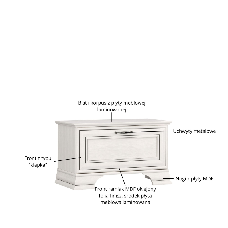 TIFFANY II batų dėžė 1K